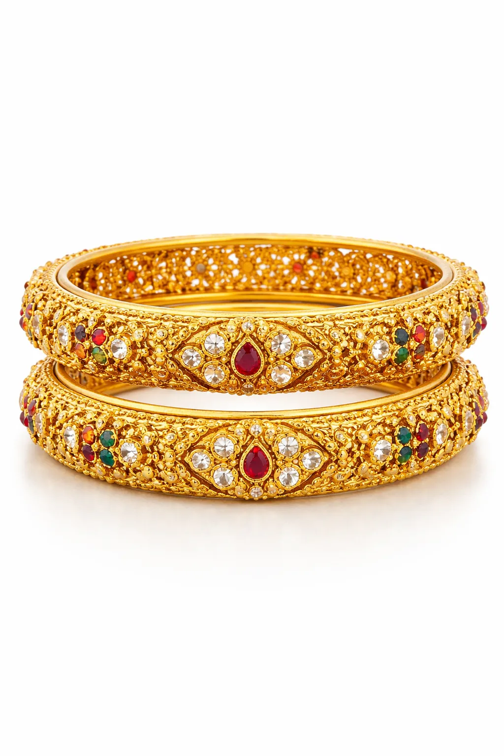 Traditional Gold Bangle Set