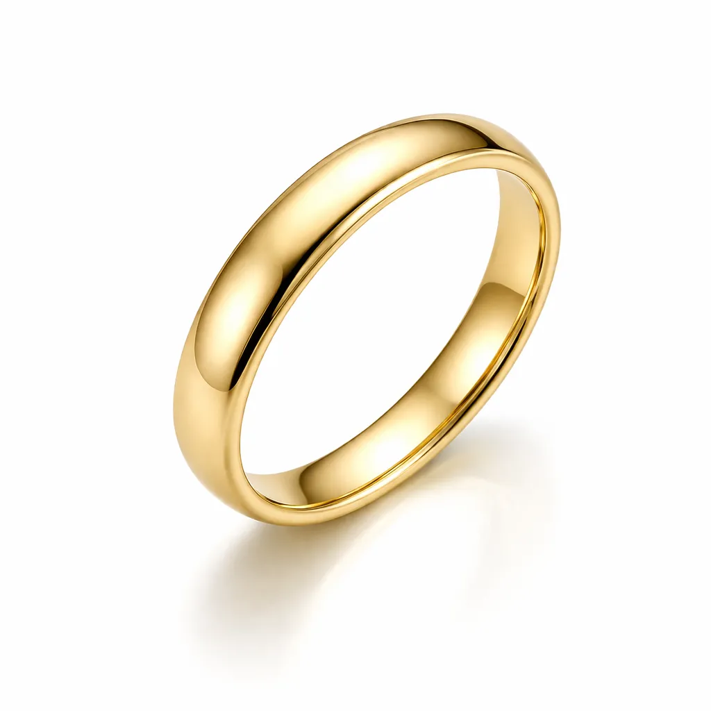 Classic Gold Band Ring - View 2